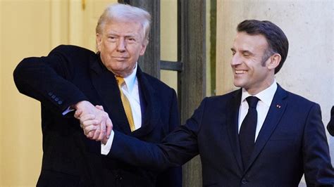 Macron Trump Zelensky Meet In Paris For Reopening Of Notre Dame The