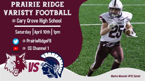 Prairie Ridge Fb On Twitter Good Morning Its Game Day 🏈 Prairie