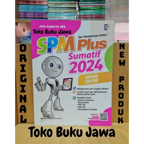 Jual ORIGINAL Buku SPM Plus Sumatif 2024 SD MI SPM Plus US SD 2024