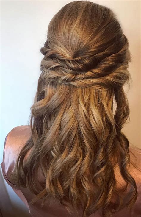 39 Gorgeous Half Up Half Down Hairstyles Braid Half Up Half Down