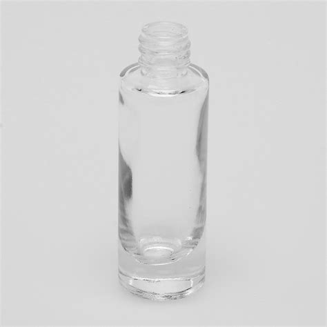 BulkPerfumeBottles 1 Oz 30ml Slim Deluxe Cylinder Bottle Clear