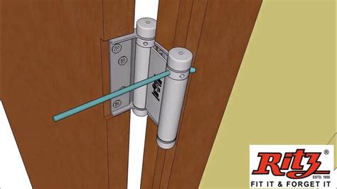 Ritz Double Action Spring Hinges Installation Youtube