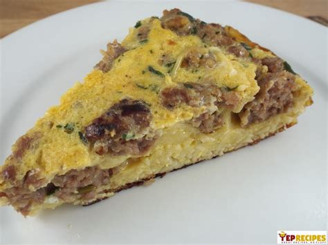 Pasta Frittata Recipe | YepRecipes