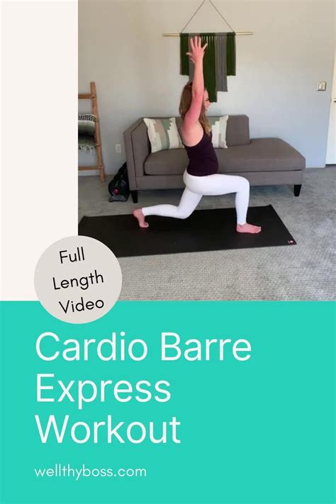 20 Minute Total Body Barre Workout With Weights Artofit