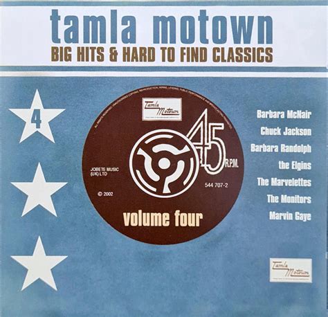 Various Tamla Motown Big Hits Hard To Find Classics Volume Four