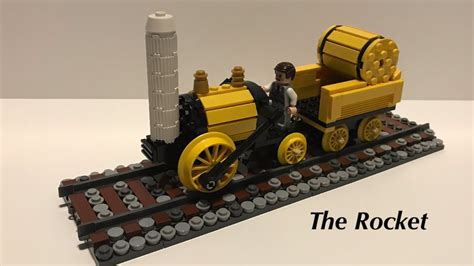 Lego Steam Engine The Rocket Youtube