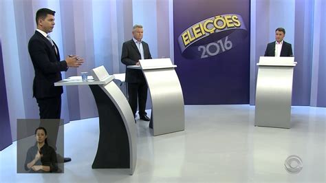 Vídeo Confira o primeiro bloco do debate os candidatos a prefeito