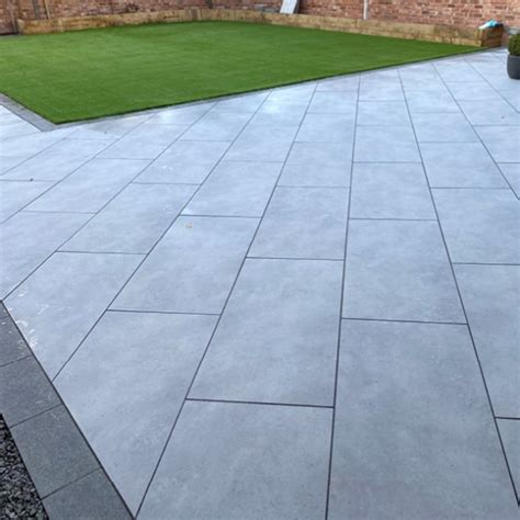 Storm Grey Porcelain Paving X Paving Stones Direct