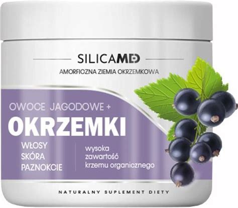 SilicaMed Amorficzna Ziemia Okrzemkowa Owoce Jagodowe Okrzemki 200 G