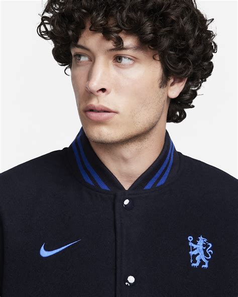 Chelsea F C Men S Nike Football Varsity Jacket Nike SI