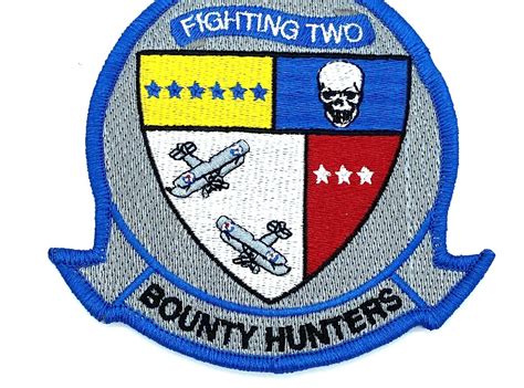 VF 2 Bounty Hunters Plaque 14 Mahogany Navy Squadron Nostalgia