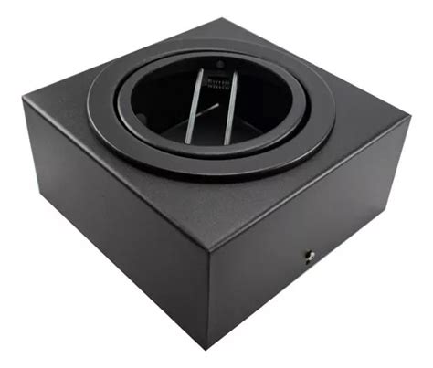 Lámpara led de techo Iluminar Ambiente Plafon Box color negro