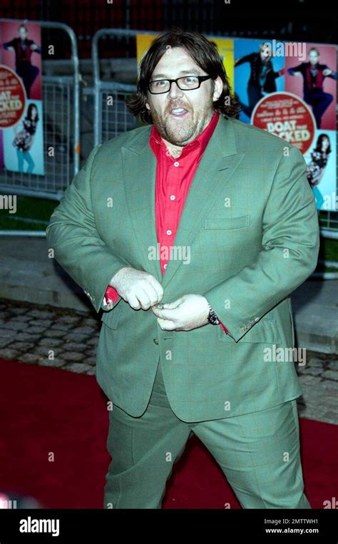 Nick Frost Attends The World Premiere Of The Boat That Rocked At The