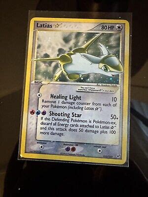 Pokemon Latias Gold Star EX Deoxys Ultra Rare Holo 105 107 EBay