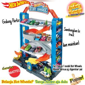 Jual Hotwheels Track Builder Stunt Garage Ori Mattel Hot Wheels Track Park Kab Tangerang