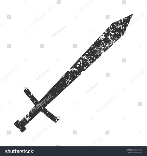 Sword Vector Cartoon Style Illustration Icon Stock Vector (Royalty Free ...