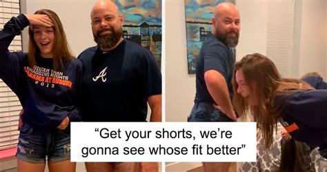 Dad Puts On Skimpy Shorts To Prove A Point To His Daughter Bored Panda