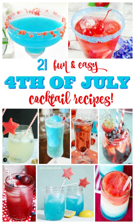 Fun And Easy 4th Of July Cocktails Mom 4 Real