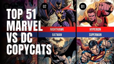 Top Marvel Vs Dc Copycats Youtube