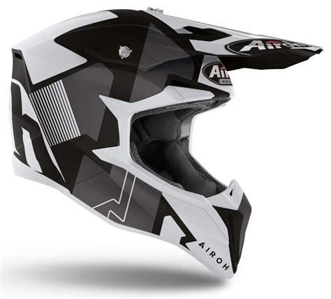 Airoh Helmet Wraap Raze Black Matt MX Nord