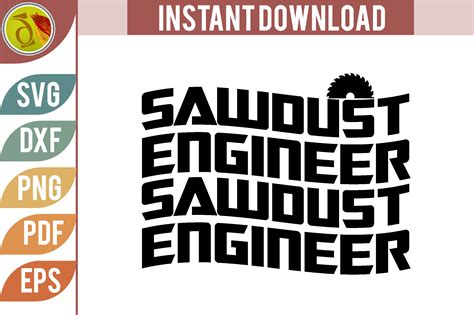 Sawdust Engineer Svg Design Graphic By Iadesigner Creative Fabrica