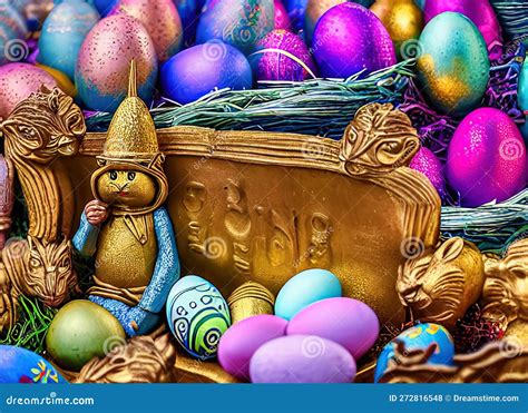 Easter Holiday Scene In Bogorjawa Baratindonesia Stock Illustration