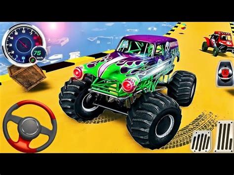 Impossible Car Games Android Games Nonugameplay Mega Ramp Monster