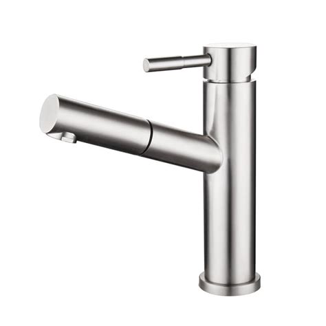 brushed stainless steel faucet kitchen-304# Stainless steel faucet factory