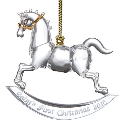 Babys First Christmas Ornament 2016 Rocking Horse Lenox Christmas