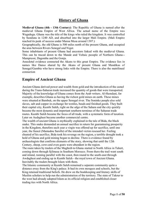 History of ghana | PDF
