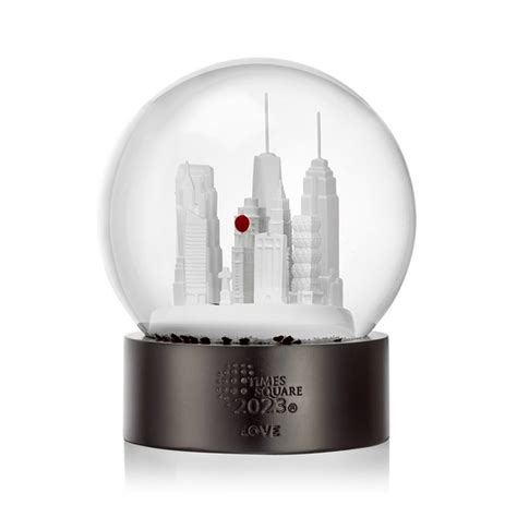 Waterford Christmas Times Square Love Snow Globe 2023 Peters Of