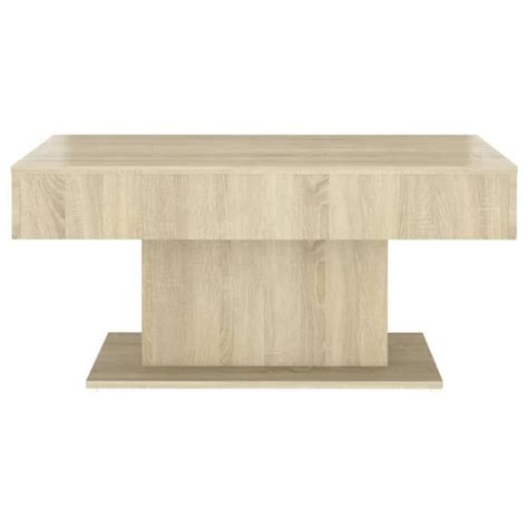 Atyhao Table Basse Ch Ne Sonoma X X Cm Agglom R Cdiscount