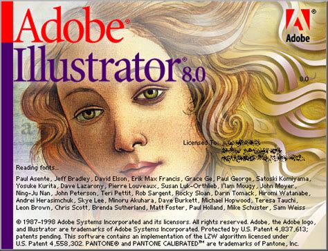 John Moyer Adobe Illustrator The Birth Of Venus Splash Screen Tech Hacks Creative Suite