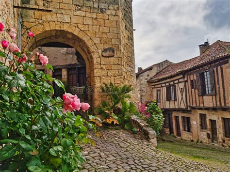 cordes sur ciel  medieval city   hill stock image image