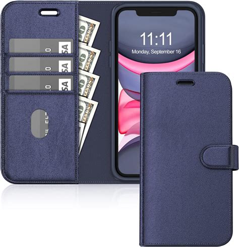 Jetech Funda Billetera Para Iphone Pulgadass Carcasa Cartera