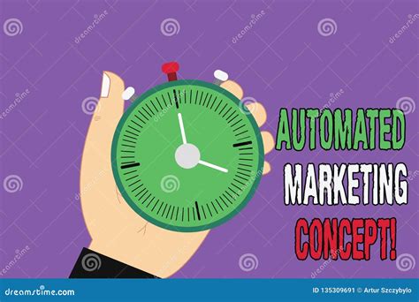 Handwriting Text Automated Marketing Concept Concept Meaning Automate