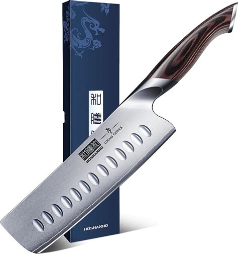 Amazon Paudin Nakiri Cuchillo De Cocina Afilado Para Carne Y