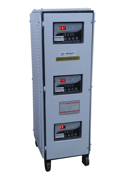 Kva Kva Air Cooled Three Phase Servo Voltage Digital Stabilizer