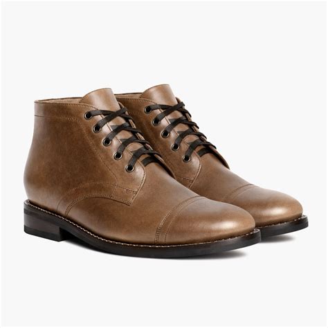 Men S Cadet Lace Up Boot In Natural Leather Thursday