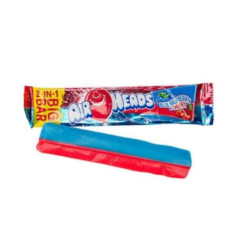 Airheads Big Bar 2 In 1 Blue Raspberrycherry 425 Gr