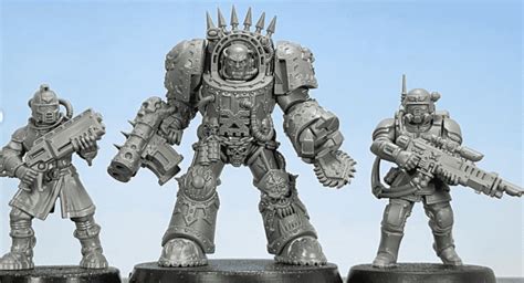 New Imperial Guard 40k Miniatures Size And Scale Comparison