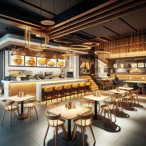 Best 8 Fast Food Restaurant Interior Design ideas