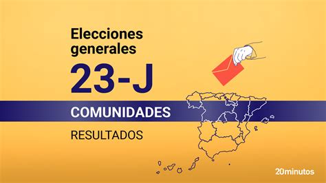 Resultados Elecciones Generales 2023 Por Comunidades Autónomas