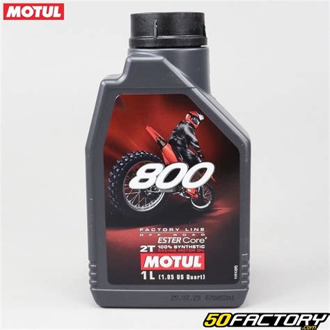 Huile Moteur 2T Motul 800 Factory Line Off Road 100 Synthetic