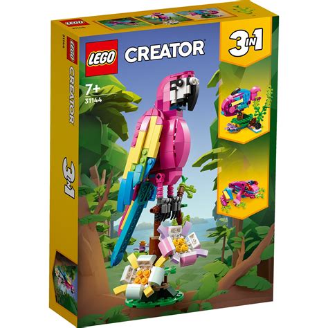 LEGO® Creator 3-in-1 Exotic Pink Parrot – AG LEGO® Certified Stores