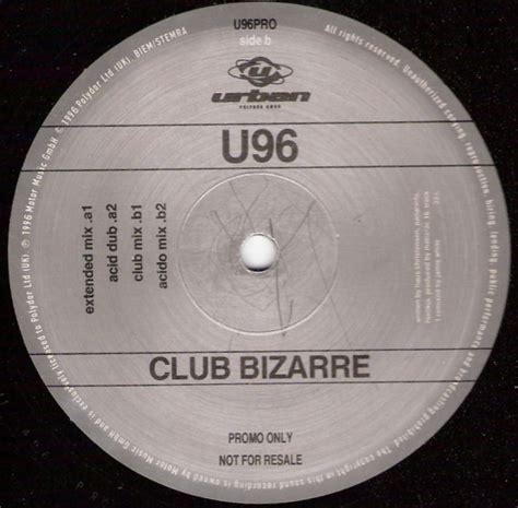 U96 - Club Bizarre (1996, Vinyl) | Discogs