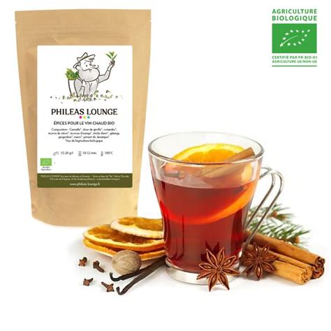 Phileas Lounge Épices pour le vin chaud bio préparation pour vin chaud