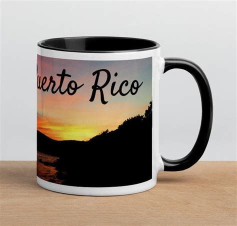 Puerto Rico Mug Puerto Rico Coffee Mug Puerto Rico Food Etsy