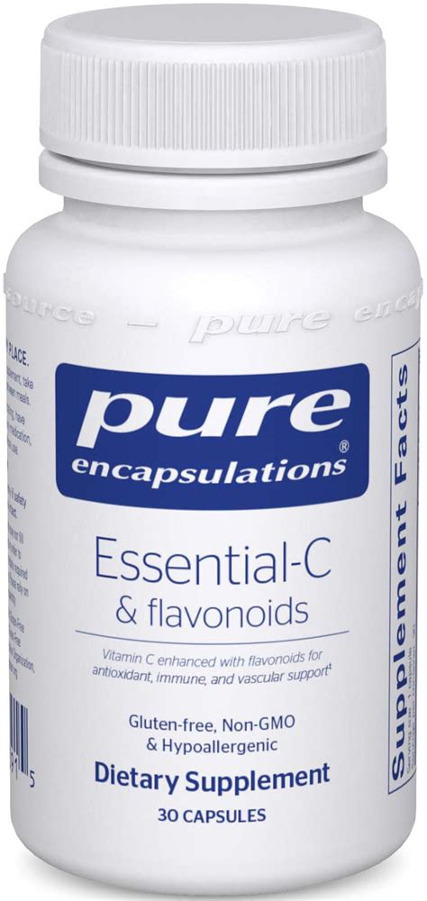 Pure Encapsulations Ester C And Flavonoids Vitamin C Supplement For Antioxidant Immune And