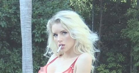Lottie Moss Writhes On Car In Sheer Lingerie And Suspenders In Red Hot Display Daily Star